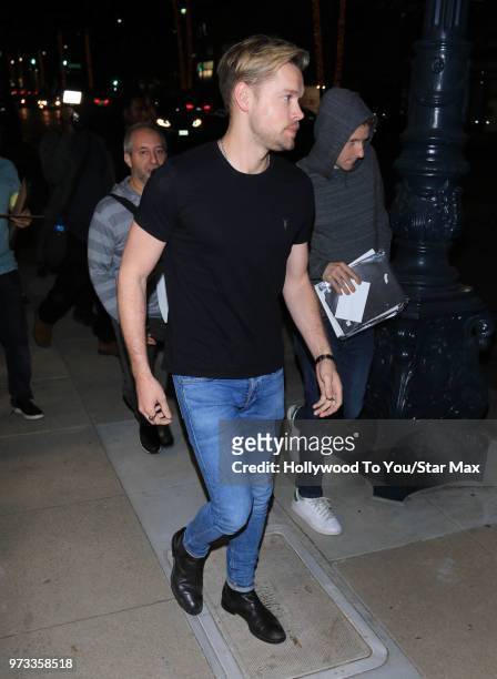 Chord Overstreet is seen on June 12, 2018 in Los Angeles, California.