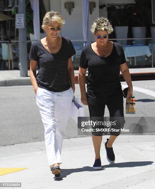 Sharon Stone is seen on June 12, 2018 in Los Angeles, CA.