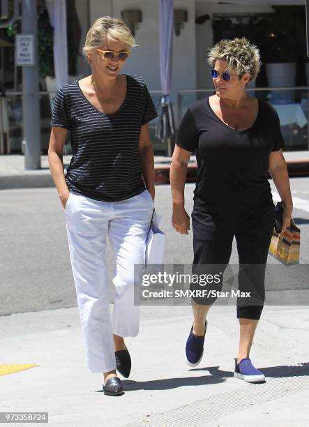 Sharon Stone is seen on June 12, 2018 in Los Angeles, CA.