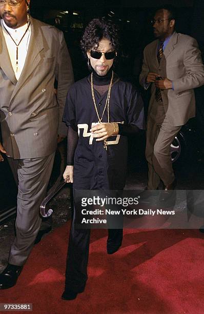 The Artist Formerly Known As Prince attending the Yahoo Internet Life Music Awards at Studio 54.