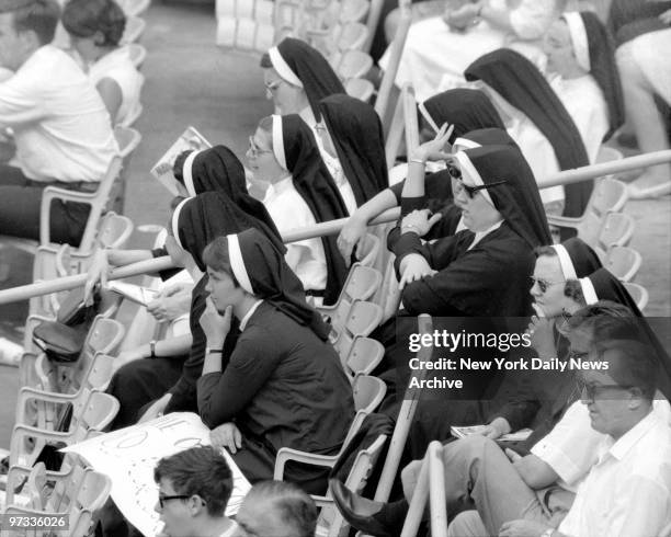 Our lovable New York Mets draw fans from all walks of life and the good Sisters are no exception. About 500 nuns went to Shea Stadium to see the...