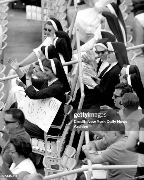 Our lovable New York Mets draw fans from all walks of life and the good Sisters are no exception. About 500 nuns went to Shea Stadium to see the...