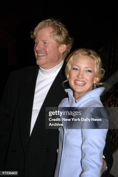 Donald Petrie and Kate Hudson get together at a screening of the movie "How to Lose a Guy in 10 Days" at the Ziegfeld Theater. He directed the film;...