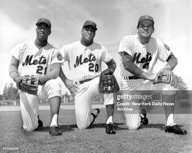 What could be the New York Mets' outfielder on opening day are from Cleon Jones, Tommie Agee and Ron Swoboda.