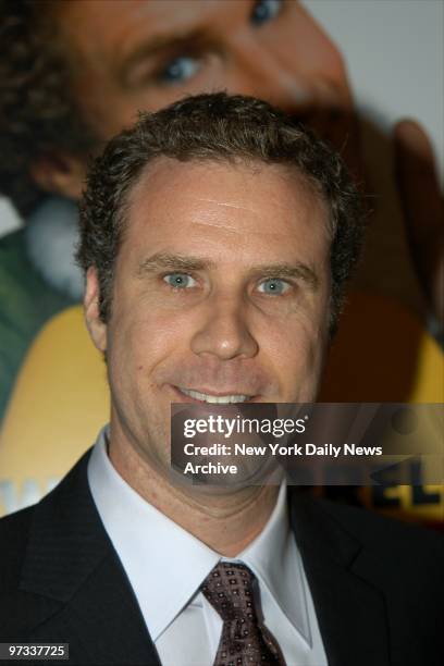 Will Ferrell is on hand at Loews Astor Plaza on Broadway for the world premiere of "Elf." He stars in the film.