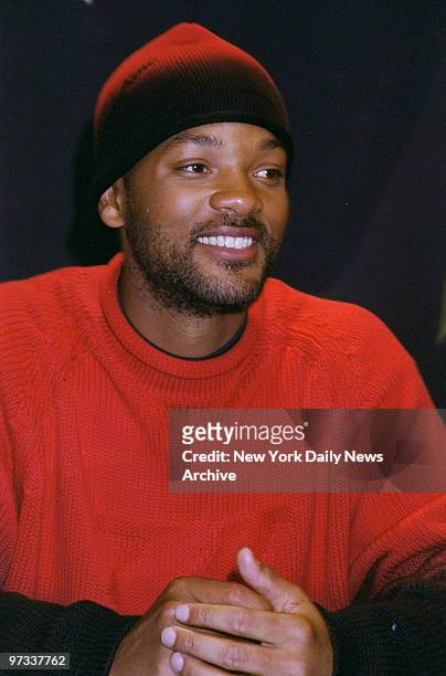 Will Smith at Virgin Records in Times Square, where he promoted his new album, "Willennium."