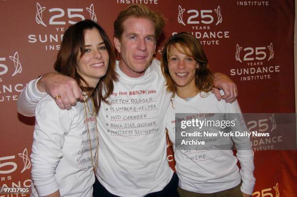 Parker Posey, Mathew Modine and Lily Taylor are at the Metropolitan Pavilion to celebrate the 25th anniversary of the Sundance Institute. The stars...