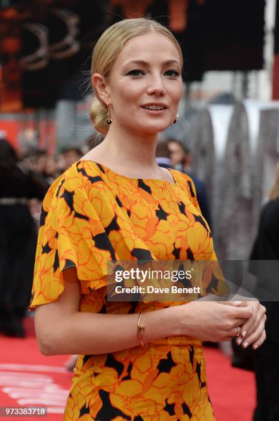 Clara Paget attends the "Ocean's 8" UK Premiere held at Cineworld Leicester Square on June 13, 2018 in London, England.