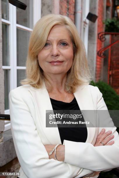 Sabine Postel attends the 'Film- und Medienstiftung NRW' summer party at Wolkenburg on June 13, 2018 in Cologne, Germany.