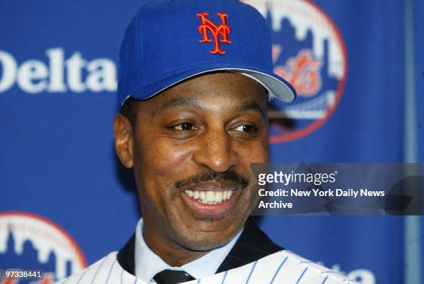 Willie Randolph's cap is set for success at a Shea Stadium news conference where he was introduced as the 18th manager of the New York Mets, the team...