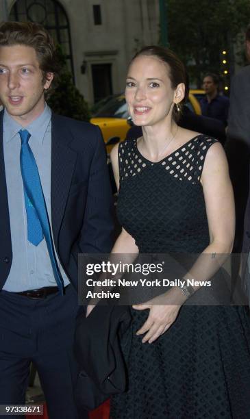 Winona Ryder attends the New York premiere of "Murderball" at the Chelsea West Theater.