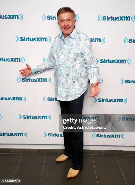 Country songwriter Bill Anderson visits the SiriusXM Studios on June 13, 2018 in New York City.
