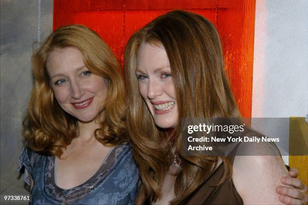 Patricia Clarkson and Julianne Moore are on hand at the restaurant Noche for the New York Film Critics Circle 68th Annual Awards Dinner. Clarkson won...