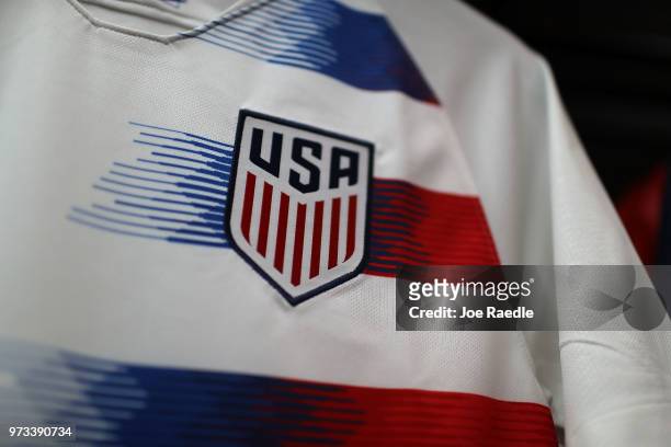Team USA jerseys are seen as the World Cup tournament being held in Russia is set to kickoff on June 13, 2018 in Miami, Florida. As the world...