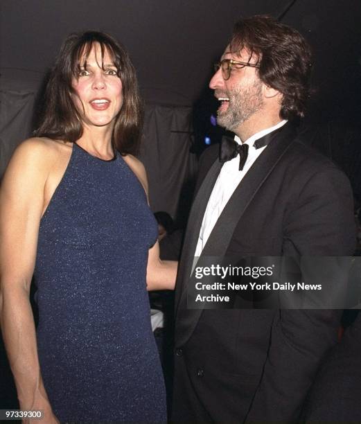 Patti Davis and Ron Silver attending the 12th Annual Rita Hayworth Gala benefiting the Alzheimer's Association at Tavern on the Green.