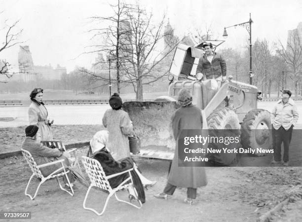 Work started yesterday to convert a play area near 67th St. In Central Park into a parking lot for a restaurant. Embattled mothers in the...