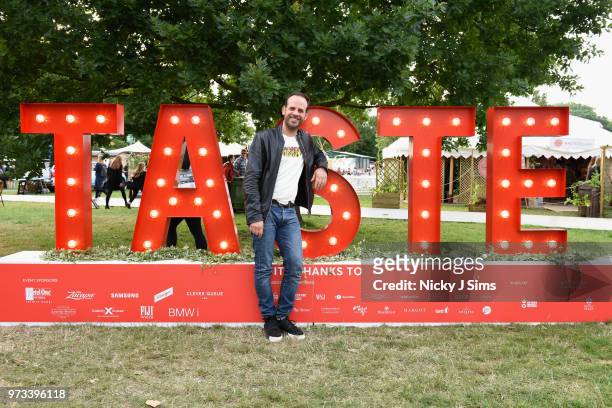 Greg Marchand at the opening night of Taste of London at Regents Park on June 13, 2018 in London, England.