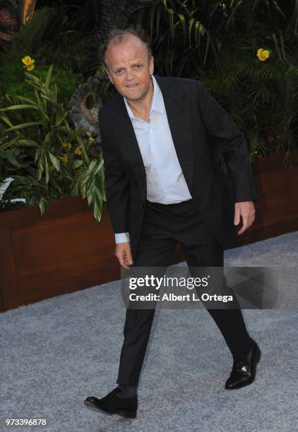 Actor Toby Jones arrives for the Premiere Of Universal Pictures And Amblin Entertainment's "Jurassic World: Fallen Kingdom" held at Walt Disney...