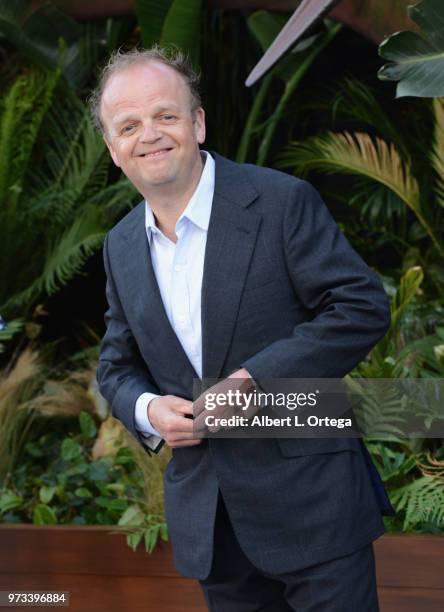 Actor Toby Jones arrives for the Premiere Of Universal Pictures And Amblin Entertainment's "Jurassic World: Fallen Kingdom" held at Walt Disney...