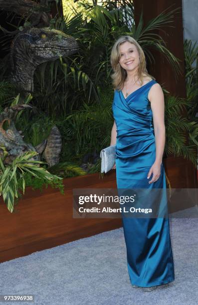 Actress Ariana Richards arrives for the Premiere Of Universal Pictures And Amblin Entertainment's "Jurassic World: Fallen Kingdom" held at Walt...