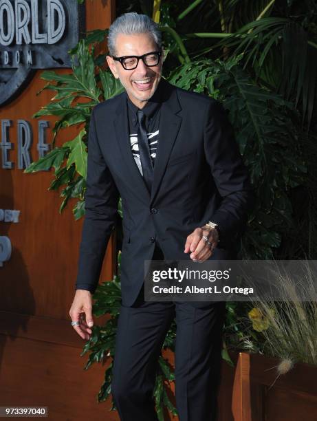 Actor Jeff Goldblum arrives for the Premiere Of Universal Pictures And Amblin Entertainment's "Jurassic World: Fallen Kingdom" held at Walt Disney...