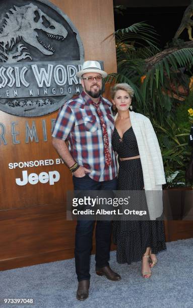 Actor Chris Sullivan and Rachel Reichard arrive for the Premiere Of Universal Pictures And Amblin Entertainment's "Jurassic World: Fallen Kingdom"...