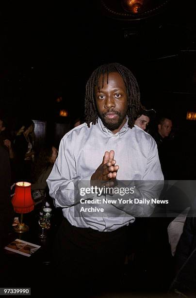 Wyclef Jean at Eurythmics concert at the Tic Tac Club.