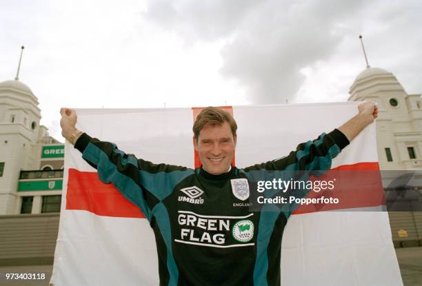 England manager Glenn Hoddle outside Wembley Stadium in London, England, circa 1996.