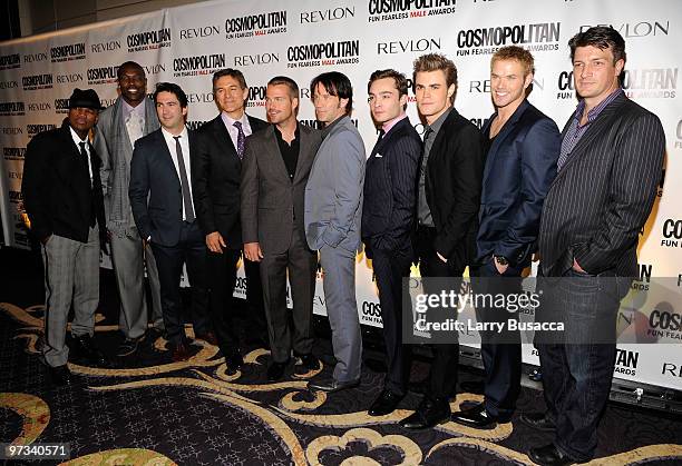 Ne-Yo, Terrell Owens, Josh Schwartz, Dr. Mehmet Oz, Chris O'Donnell, Stephen Moyer, Ed Westwick, Paul Wesley, Kellan Lutz and Gerard Butler attend...