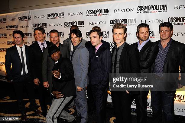 Josh Schwartz, Dr. Mehmet Oz, Chris O'Donnell, Ne-Yo, Terrell Owens, Stephen Moyer, Ed Westwick, Paul Wesley, Gerard Butler and Nathan Fillion attend...