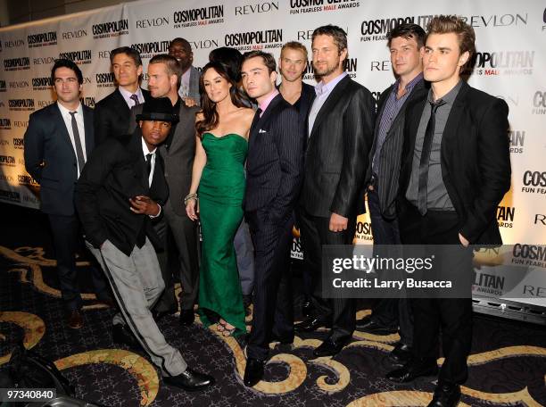 Josh Schwartz, Dr. Mehmet Oz, Ne-Yo, Chris O'Donnell, Terrell Owens, Stephen Moyer, Catt Sadler, Ed Westwick, Kellan Lutz, Gerard Butler and Paul...