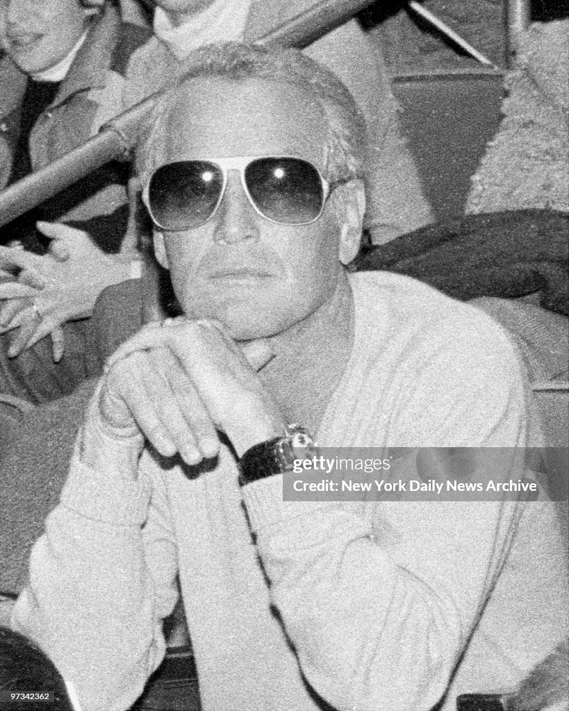 Paul Newman, tried to remain inconspicuous in the audience a...