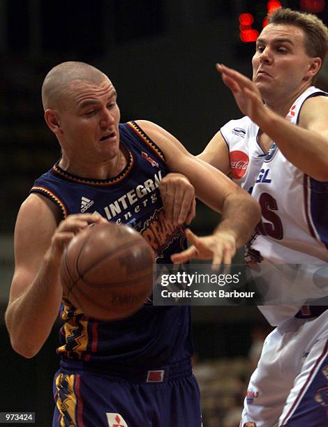 Scott McGregor of the Razorbacks in action during the West Sydney Razorbacks v Canberra Cannons NBL match played at the State Sports Centre, Sydney,...