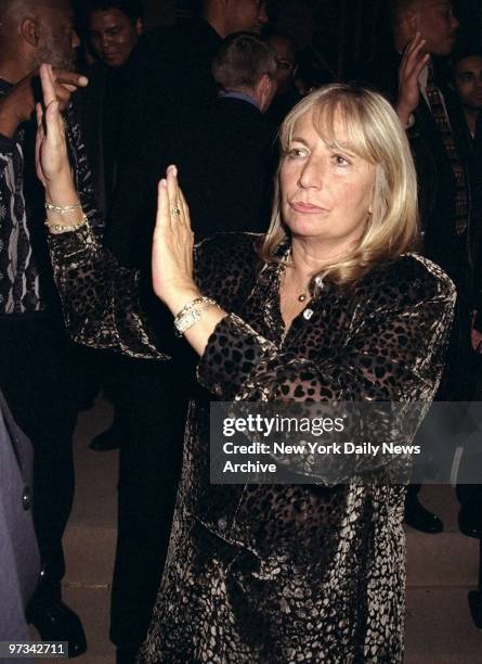 Penny Marshall attending the 28th birthday party for Sean "Puffy" Combs.