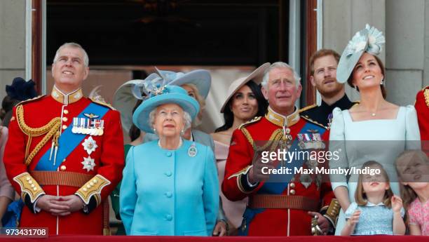 Prince Andrew, Duke of York, Queen Elizabeth II, Meghan, Duchess of Sussex, Prince Charles, Prince of Wales, Prince Harry, Duke of Sussex, Catherine,...