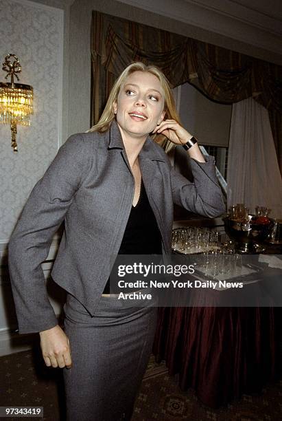 Peta Wilson is among the honorees at the Cosmopolitan magazine Fearless Females of the Year luncheon at the Waldorf-Astoria.,