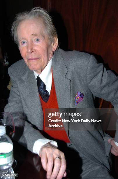 Peter O'Toole at the Sheraton New York Hotel for Showtime's ' The Tudors Season 2 " World Premiere...