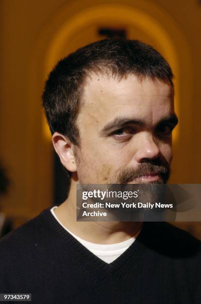 Peter Dinklage at the Public Theater, where he plays the title role in Shakespeare's "Richard III."