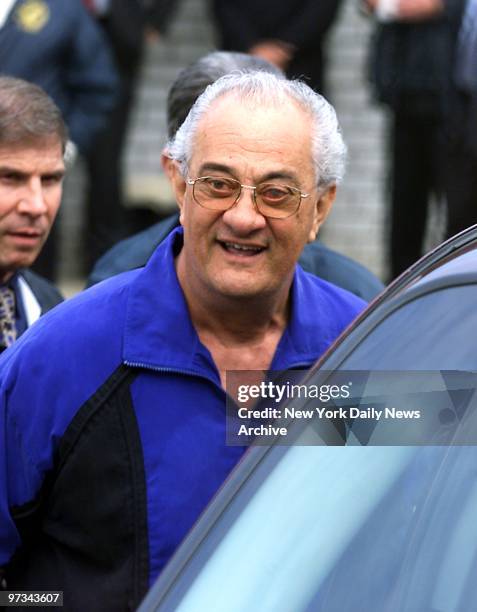 Peter Gotti, brother of jailed mob boss John Gotti, is led out of the Waterfront Commission by police after being arrested along with 16 other...