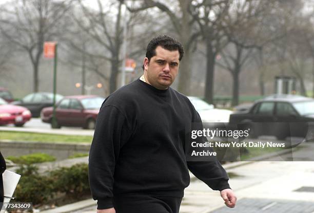 Peter Gotti, the youngest son of mob boss John Gotti, leaves court in Kew Gardens, Queens. Gotti pleaded guilty to driving without a license and was...