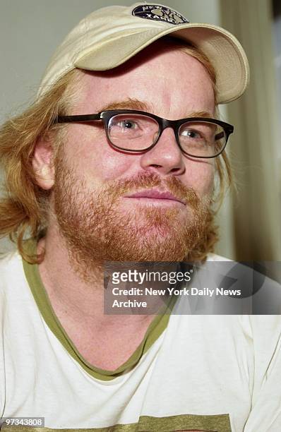 Philip Seymour Hoffman, director of "Jesus Hopped the 'A' Train," which is opening at the East 13th Street Theater.