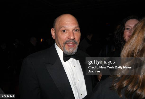 Playwright August Wilson is on hand for the opening night of his play, "Ma Rainey's Black Bottom," at the Royale Theatre on W. 45th St.