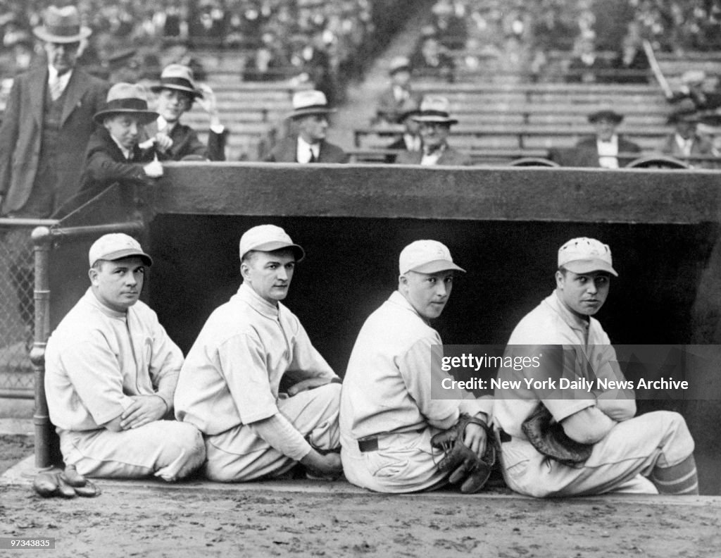 Philadelphia Athletics' third baseman Jimmy Dykes, shortstop