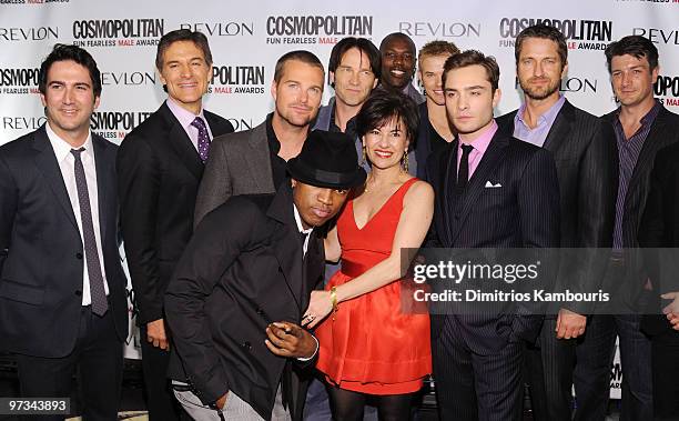 Josh Schwartz, Mehmet Oz, Chris O'Donnell, Ne-Yo, Stephen Moyer, Terrell Owens, Donna Kalajjan Lagani, Kellan Lutz, Ed Westwick, Gerard Butler and...