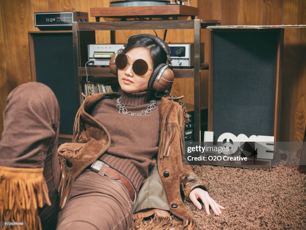 Retro 1970's Girl