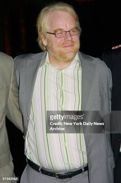 Philip Seymour Hoffman is at Cipriani 42nd Street for the New York Film Critics Circle 71st Annual Awards Dinner. He was a presenter at the event.