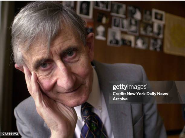 Physicist Freeman J. Dyson, winner of the 2000 Templeton Prize for Progress in Religion, at The Church Center for the United Nations in New York,...