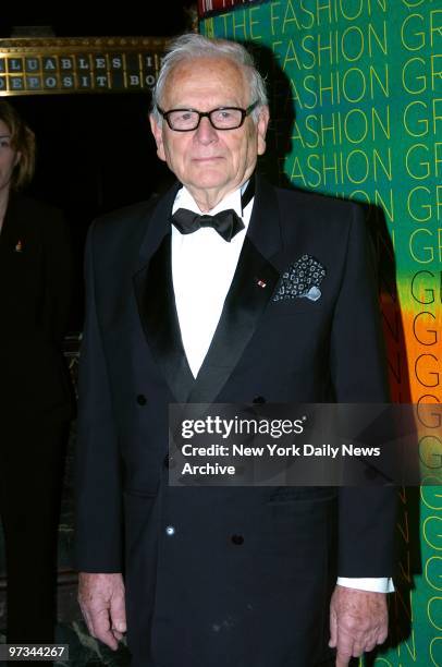 Pierre Cardin is on hand at Cipriani 42nd St. For the Fashion Group International's 21st annual Night of Stars awards gala.