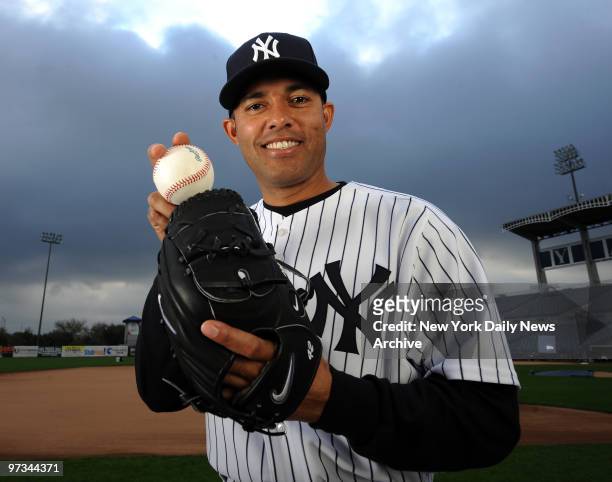Pitcher Mariano Rivera at New York Yankees Spring Training...