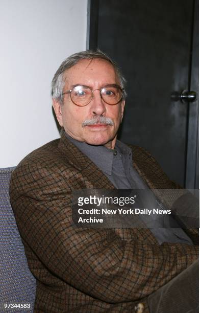 Playwright Edward Albee is on hand to watch the rehearsal of his new play "The Goat, or Who is Sylvia?" at W. 45th St. Space. The play will open in...